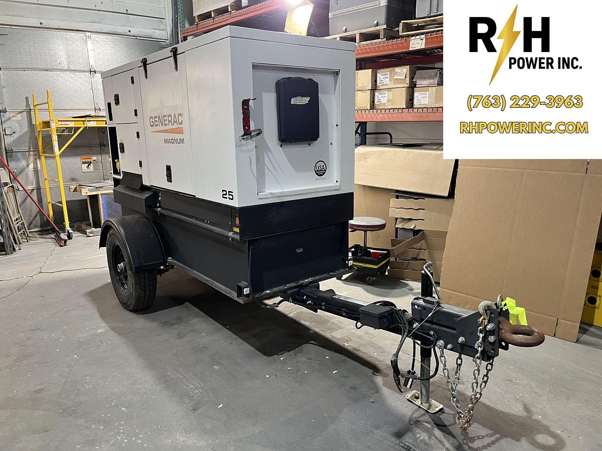 25kVA 2018 Generac MMG25IF4 Mobile Diesel Generator S/N: 3002961393 (New GenEnd)