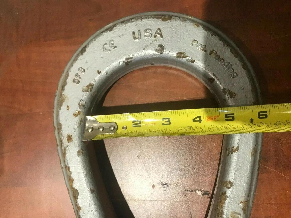 New Crosby A-1361 Eliminator 5/8" Single Grab Hook | 22,600 lbs. 1049831 GR 100