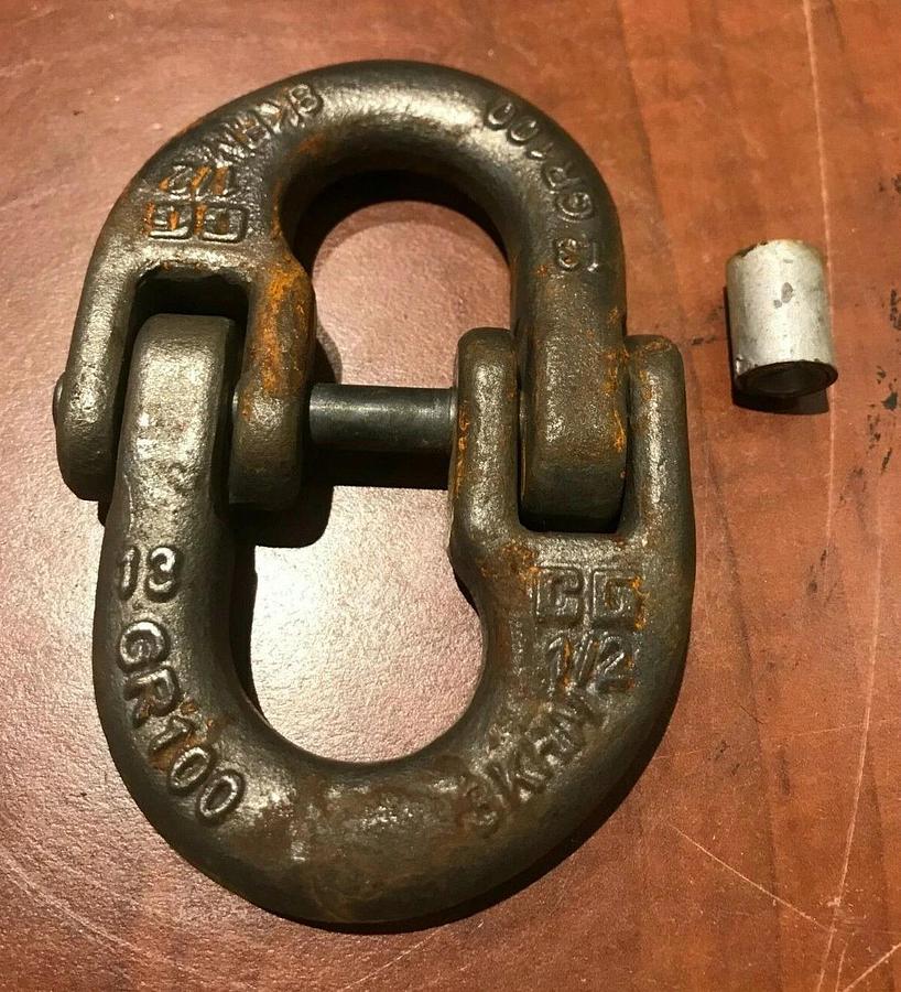 Crosby 1/2" Alloy Connecting Link A-1337 LOK-A-LOY GR 100 | 1015136 15,000 Lbs.