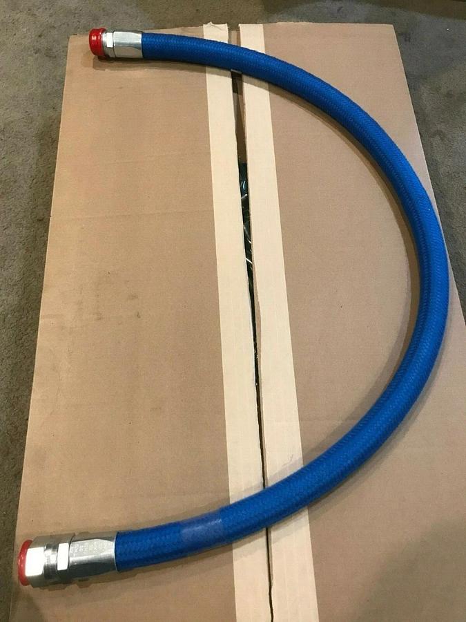 Used 50" Flexible Braided Diesel Fuel Line | Cummins 0501-0702 501-0702 DFLE DFMB