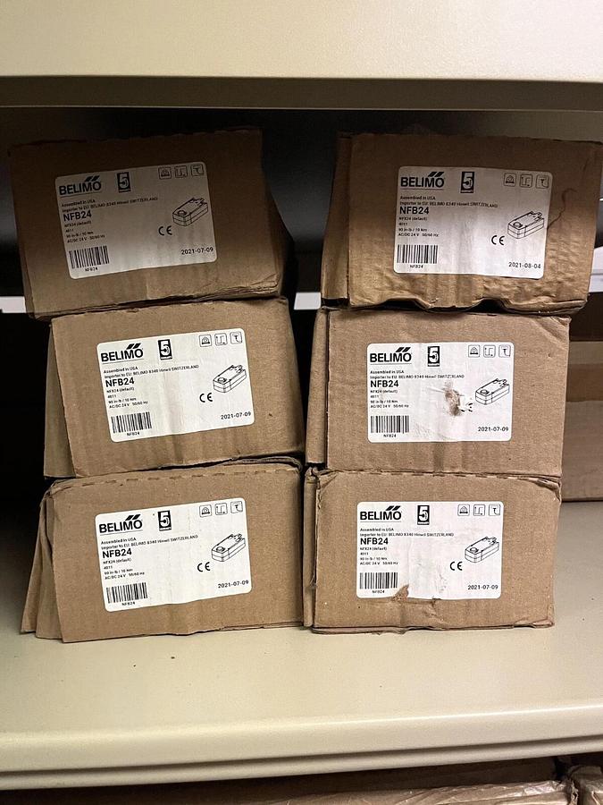 Belimo 90 in-lb Spring Return Damper Actuator - P/N: NFB24