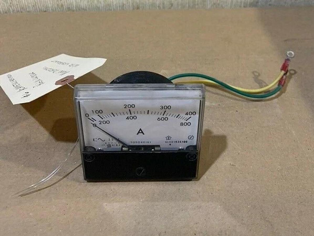 Used Mulitquip Toyo Keiki AC Amp Ammeter Panel Meter | P/N: 0601808992 DCA225SSJU