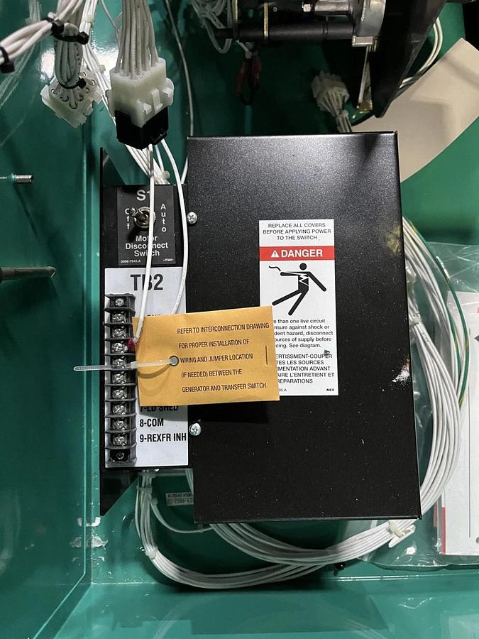 Used 260 Amp 240V 60Hz Cummins OHPCB Automatic Transfer Switch  S/N: C16M929736
