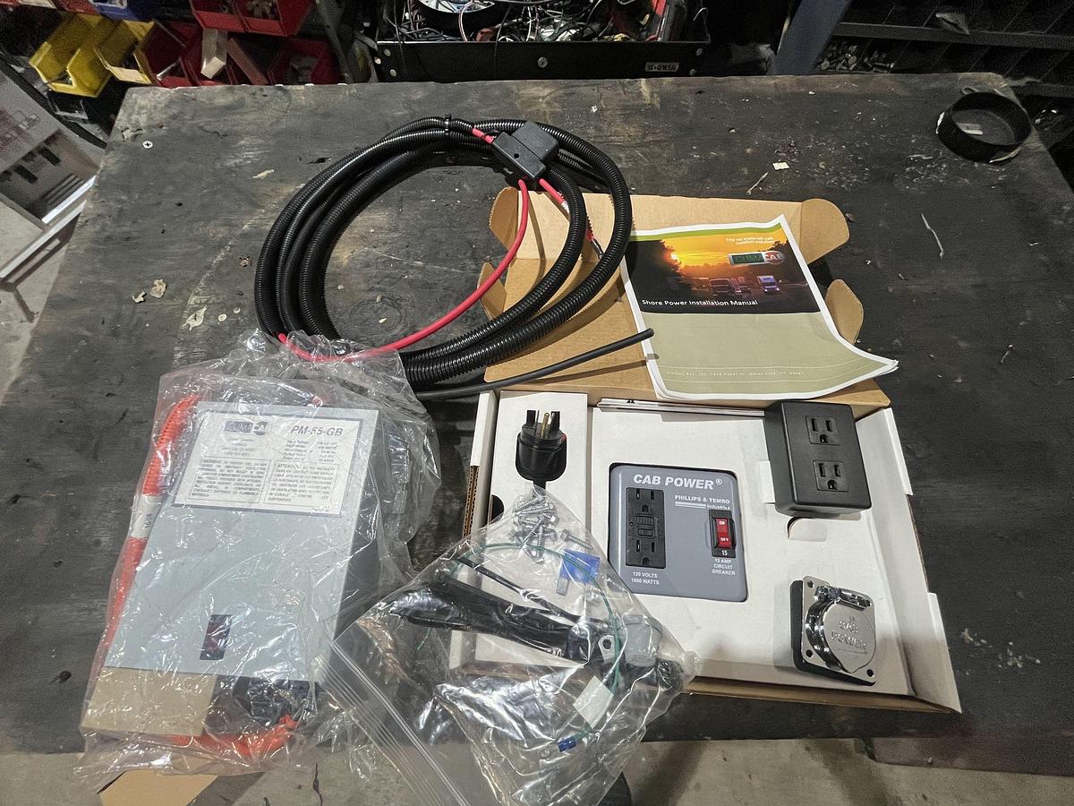 New ClimaCab PM-55-GB Battery Charger & Cabin Shore Power Converter - P/N: 613121-45