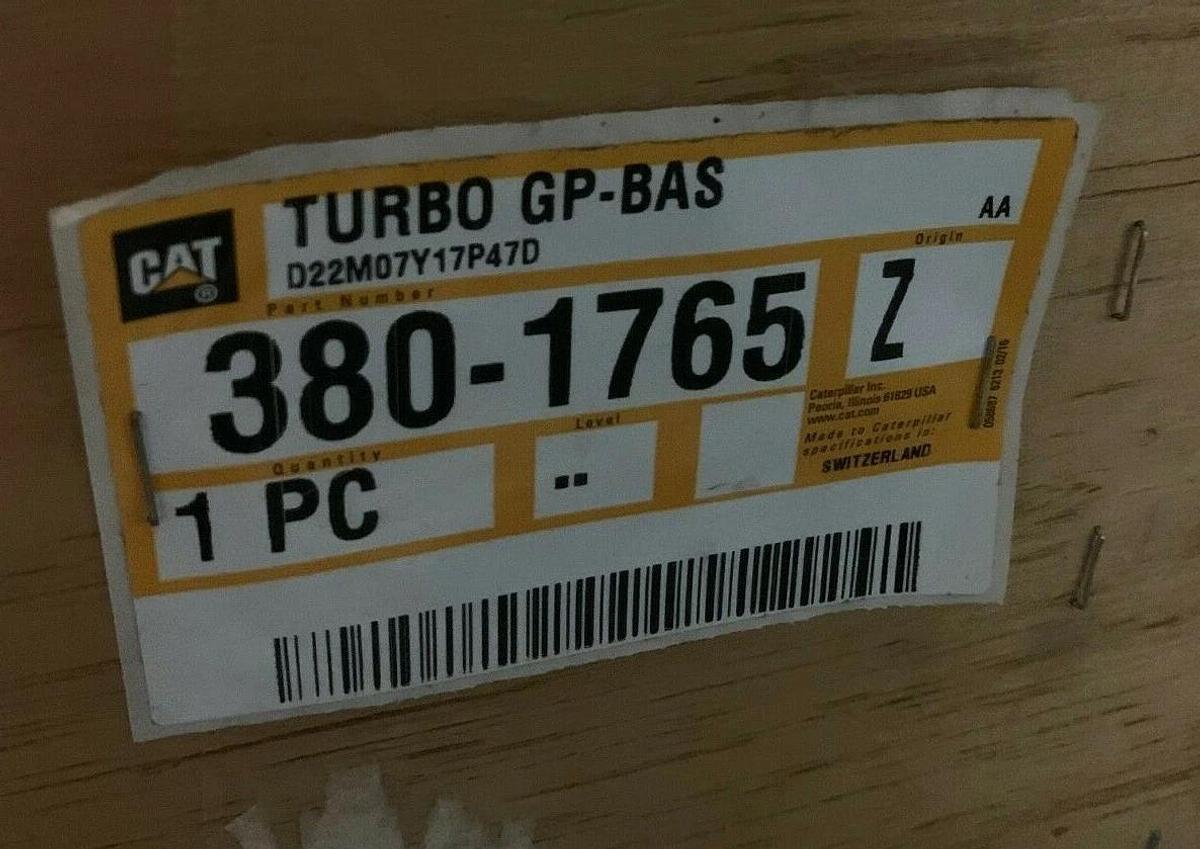 Used Genuine OEM CAT Caterpillar G3520E Turbo GP-BAS P/N: 380-1765 | ABB A140-H66