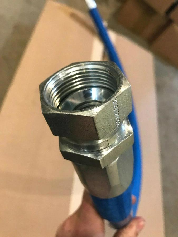 Used 50" Flexible Braided Diesel Fuel Line | Cummins 0501-0702 501-0702 DFLE DFMB