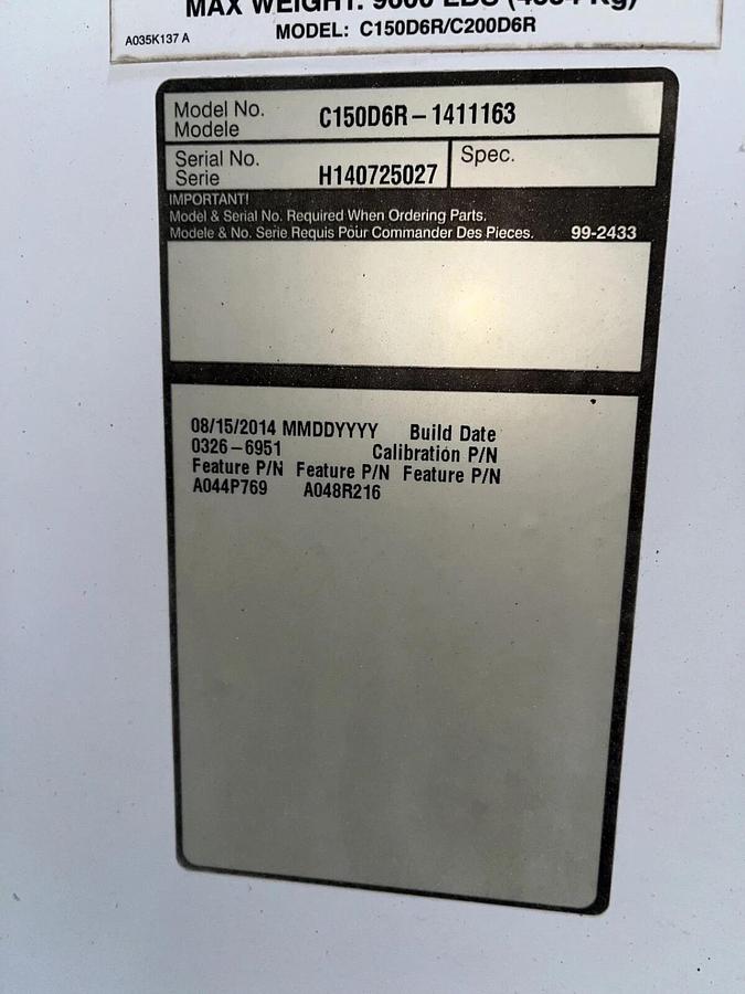 Used Used 150kw Cummins C150 D6R Spec. D Mobile Diesel Generator - S/N: H140725027