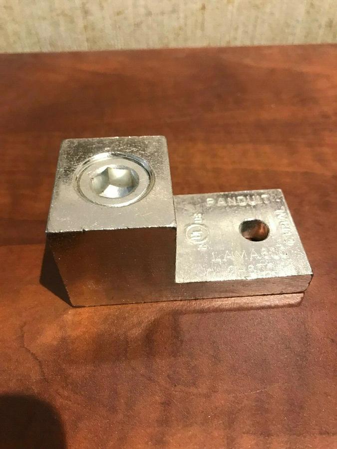 Used (4 Pack) Panduit LAMA600 Aluminum Mechanical Single Barrel Lug | 2-600 CU9AL