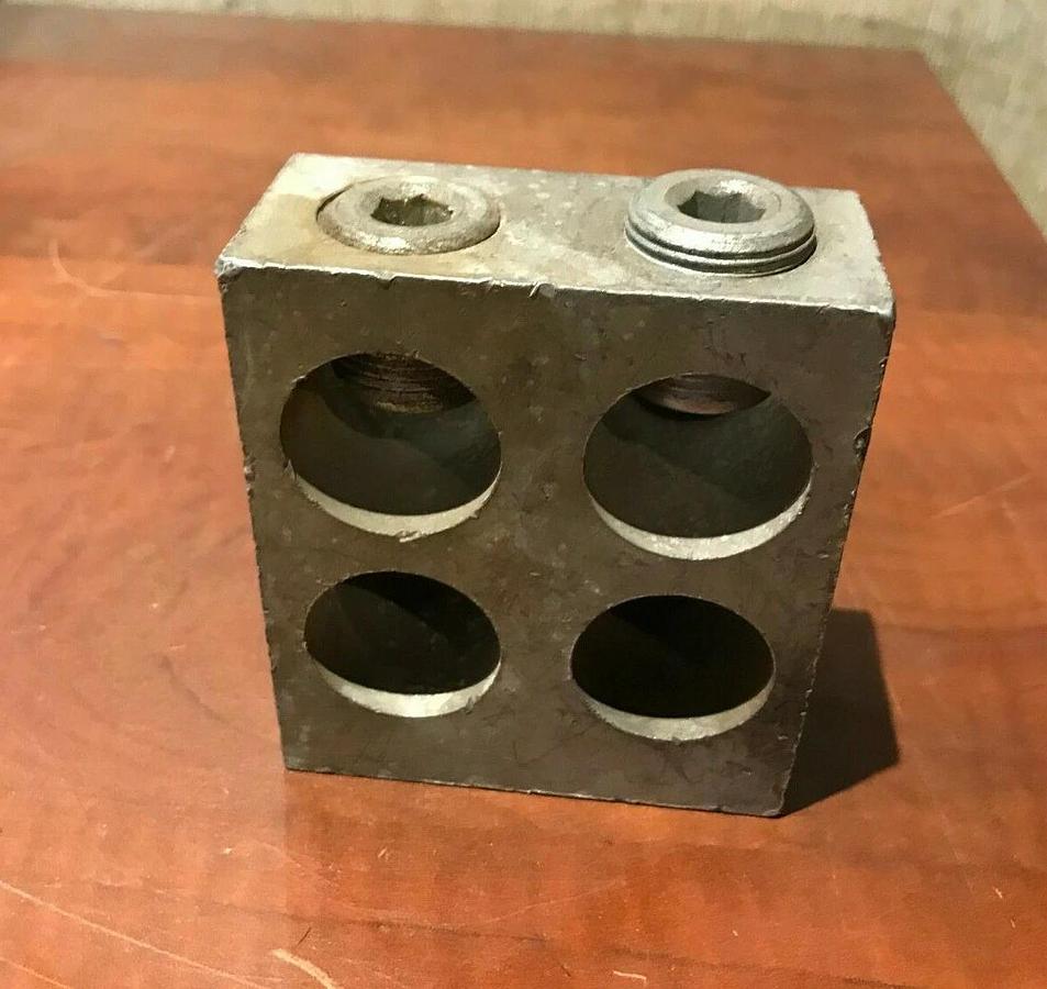 Used Used Aluminum Mechanical Lug 2 Hole 4 Barrel 2 Step