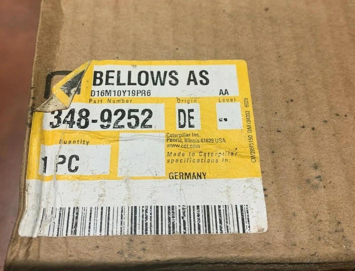 Used New Genuine OEM CAT Caterpillar EXHAUST BELLOWS ASSEMBLY P/N: 348-9252