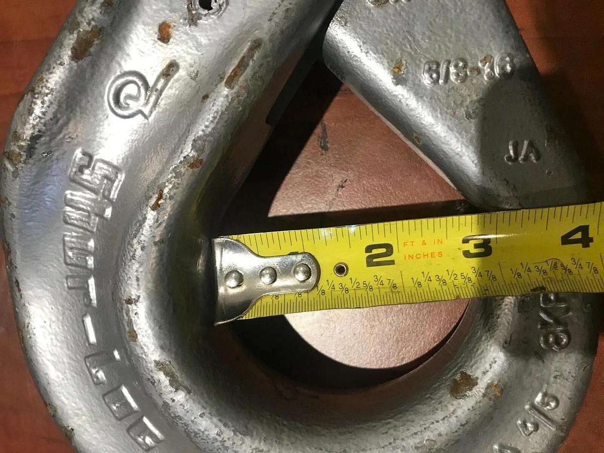 New Crosby Eye Shur-Loc 5/8" Rigging Lifting Hook | 22,600 lbs. WLL 1022941