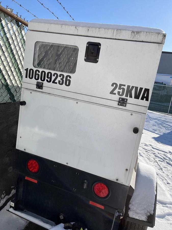 Used 25kVA Generac MMG25IF4 Mobile Diesel Generator - S/N: 3001741343