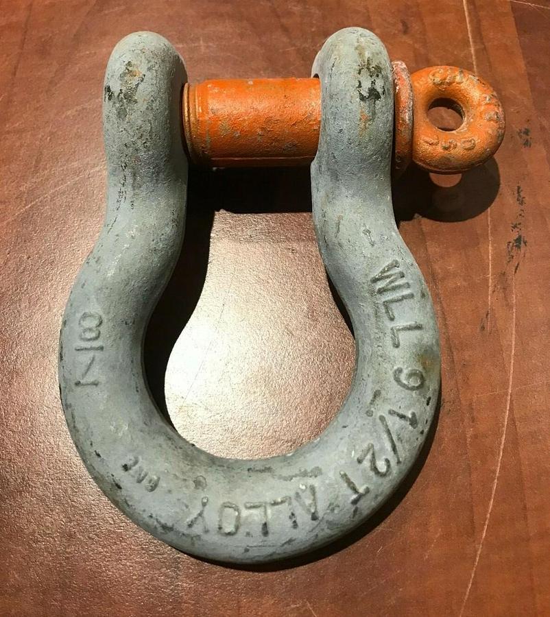 CM 9 1/2 Ton WLL Alloy Screw Pin Anchor Shackle 7/8 22MM
