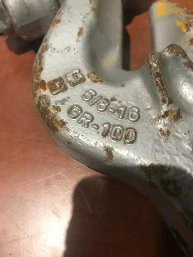 New Crosby A-1361 Eliminator 5/8" Single Grab Hook | 22,600 lbs. 1049831 GR 100