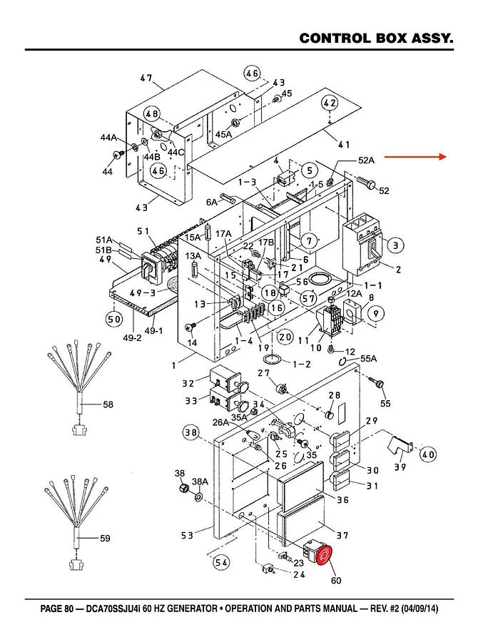 Used Denyo Generator AVR Automatic Voltage Regulator NTA-4A-2DD Multiquip Y0601820608