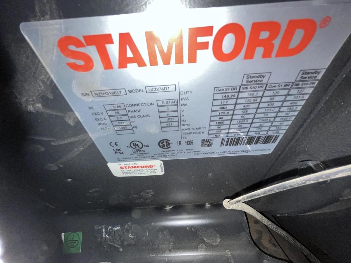 100kw Cummins C100D6R Spec. D Mobile Diesel Generator - S/N: B150798960