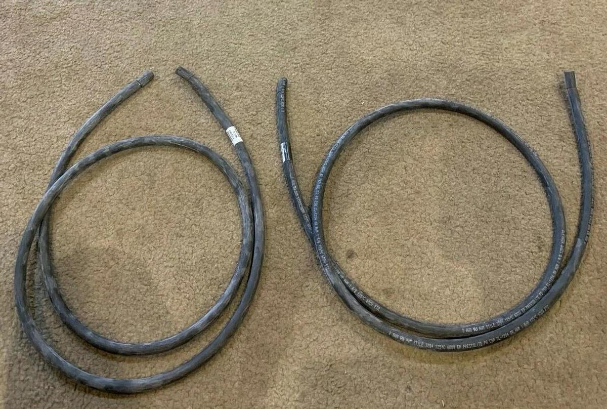 Used (2 Pack) 70" Long 2 AWG Electrical Lead Wire 600V USA | Cummins P/N: A032X863