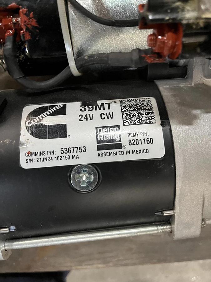 Used Used Cummins Starter Motor - P/N: 5367753