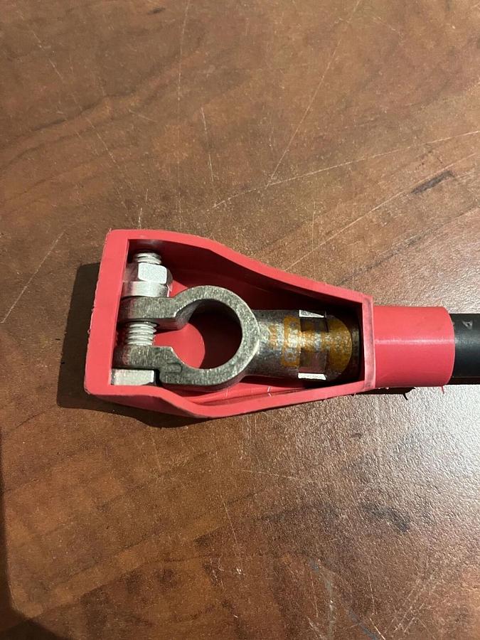 12" Prestolite Double Sided 2/0 GA. 600V  Battery Cable