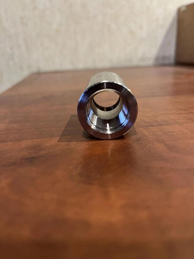 1/2" Stainless Steel F-F Coupling A/SA182 F304/F304L - P/N: 3411D-08 (10-Pack)