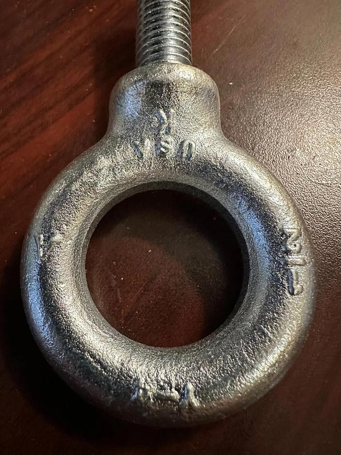 Used 1/2" Lifting Eye I Cummins P/N: 0403-4762