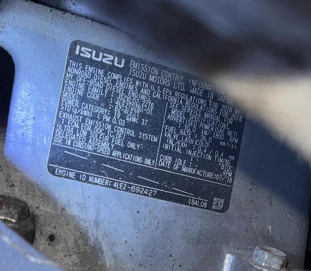 Used 25kVA Wacker Neuson G25 Mobile Diesel Generator - S/N: 24475341