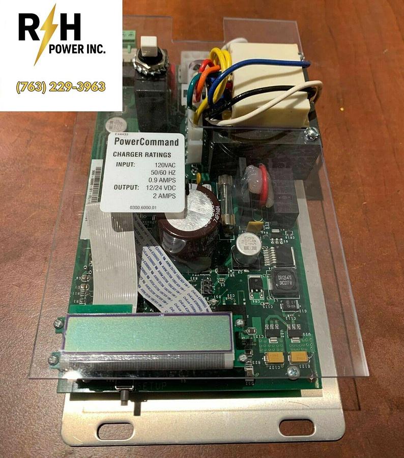 Used New 2 Amp Genuine OEM Cummins Battery Charger 120V | PN 300-6000-01 300-6026-09