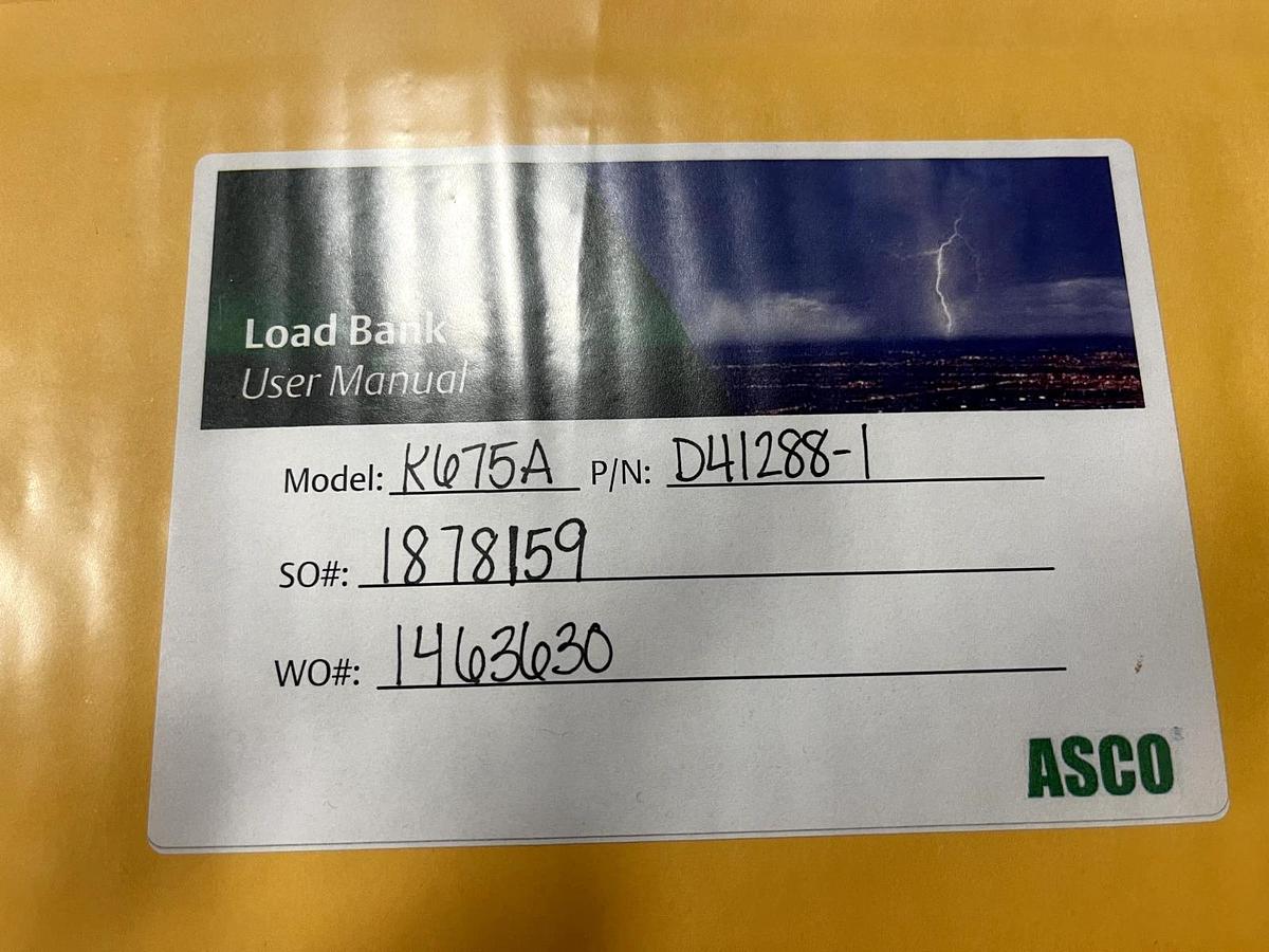 Used New 200kW Avtron K675A Outdoor Resistive Load Bank I PN: A051Y684