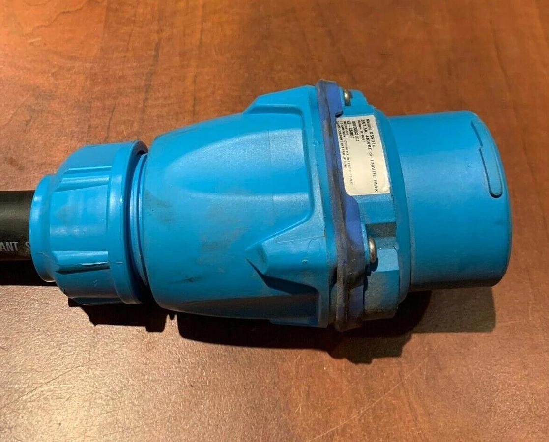 Used Meltric DSN37C 63-C8003 Inlet Plug | 2A/7.5A 480V or 130VDC Max