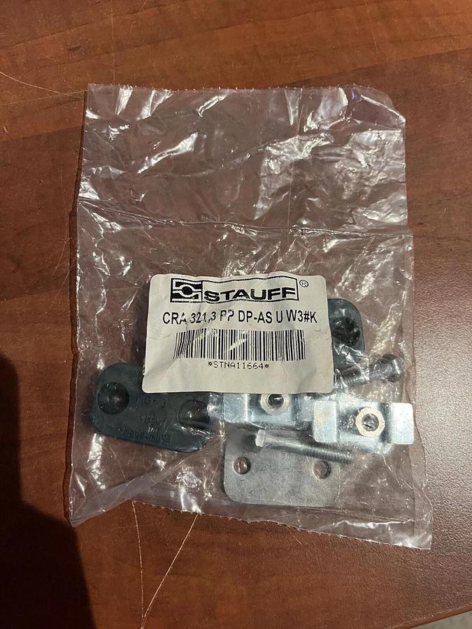 New Stauff Mounting Clamp Assembly - P/N: CRA-321.3-PP-DP-AS-U-W3-K
