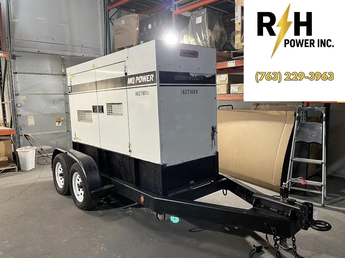 Used 70kva Multiquip DCA-70SSJU4i Mobile Diesel Generator- S/N: 7305846