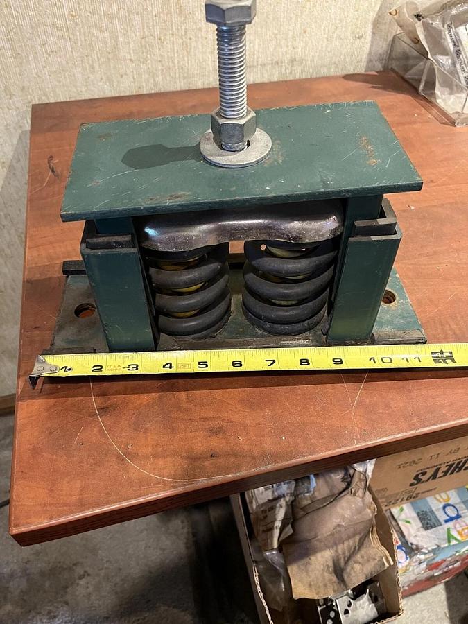 Used Used 12" Closed Mount Spring Vibration Isolator