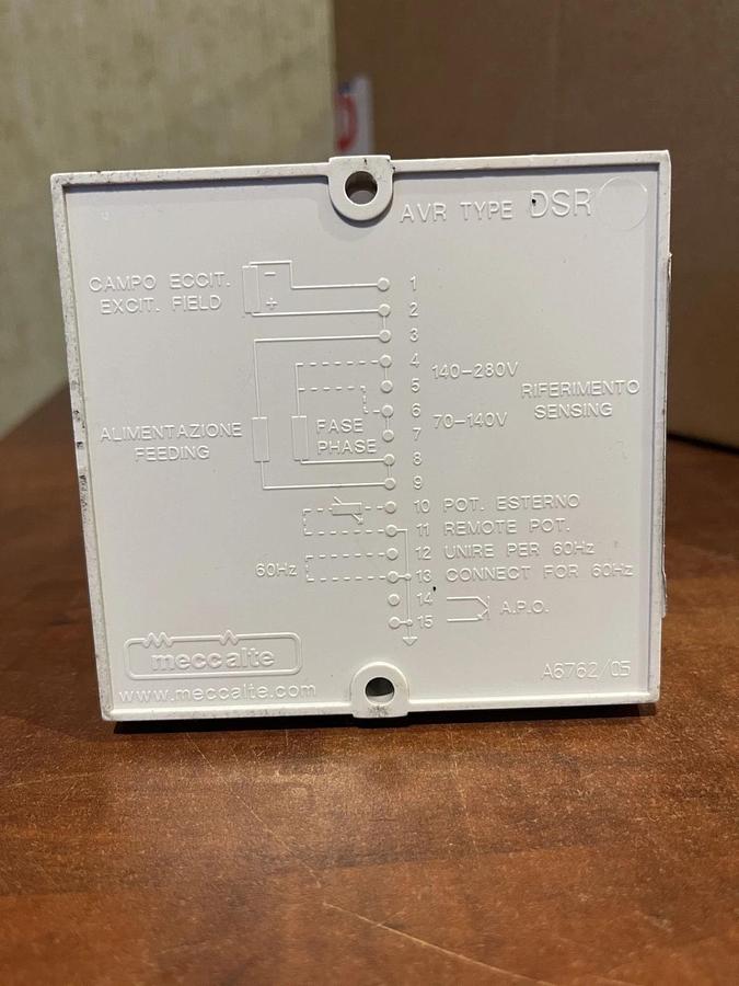 New Genuine OEM Mecc Alte DSR AVR Voltage Regulator