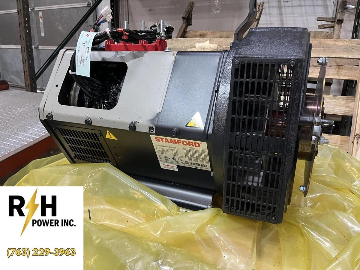 New 75kw Stamford UCI224F1 Alternator - S/N: G25E218128 - NO TERMINAL BOX