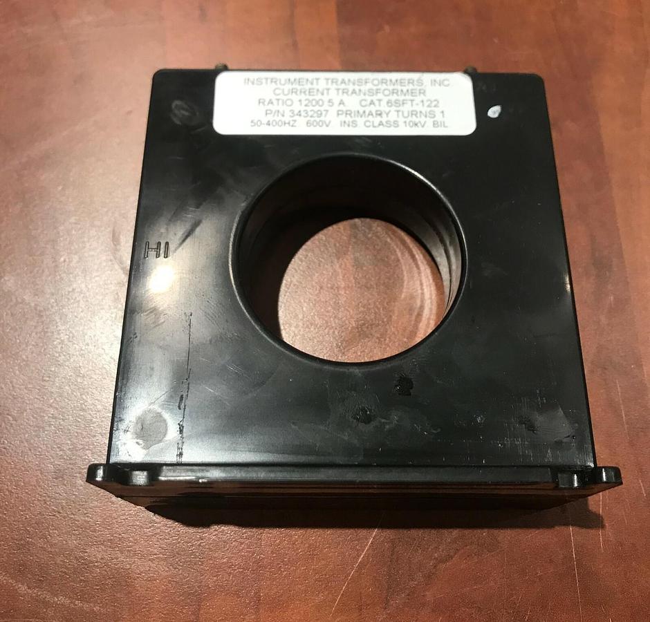 Used 1,200:5 Current Transformer CT 50-400Hz 600V | Instrument Transformers Inc.
