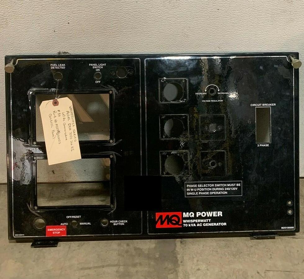 Used Multiquip Control Panel DCA70SSJU4i Generator | MQ Power P/N: M2224000003