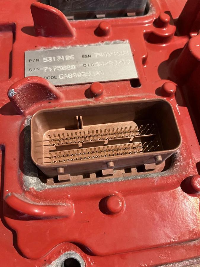 Used Cummins ISX15 Engine Control Module from QSB4.5 - P/N: 5317106 - S/N: 7175088