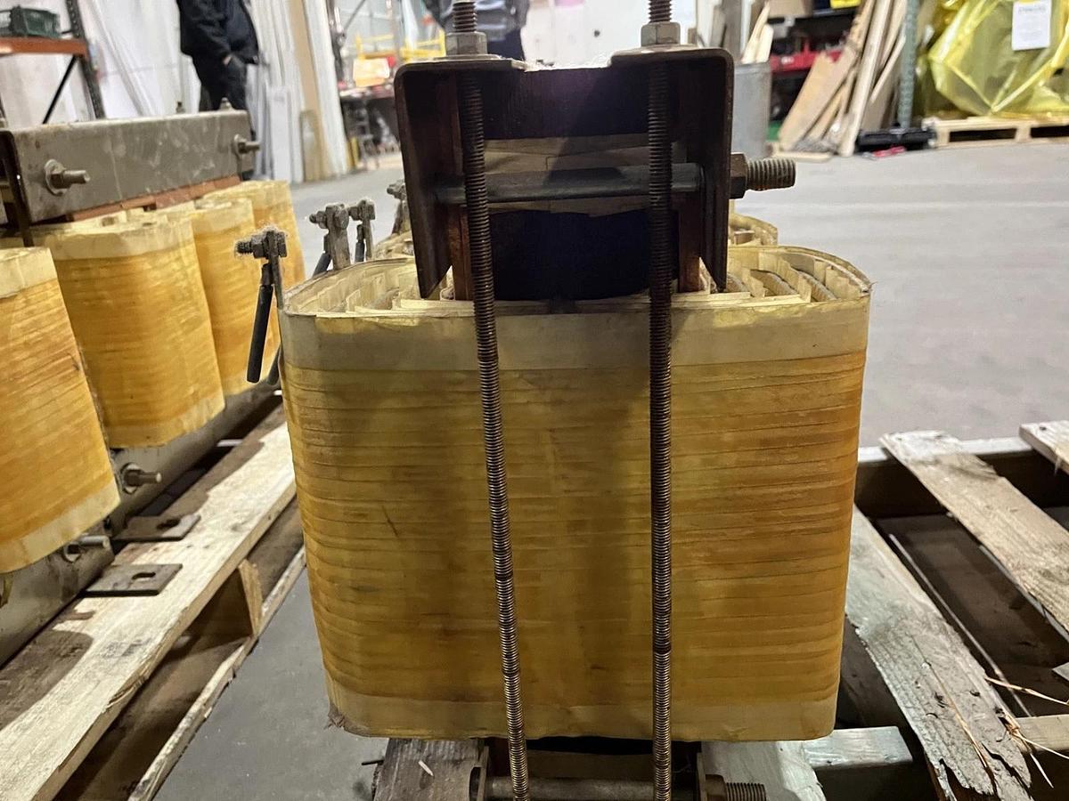 Used Simplex 75kvar 480V Load Reactor taken from 1575kVAR Reactive Load Bank