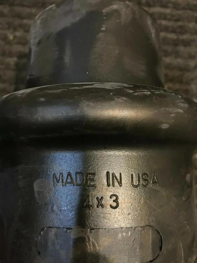 4" to 3" Air Intake Reducer Hump Adapter P/N: A034C669 | C60D6R C80D6R C100D6R