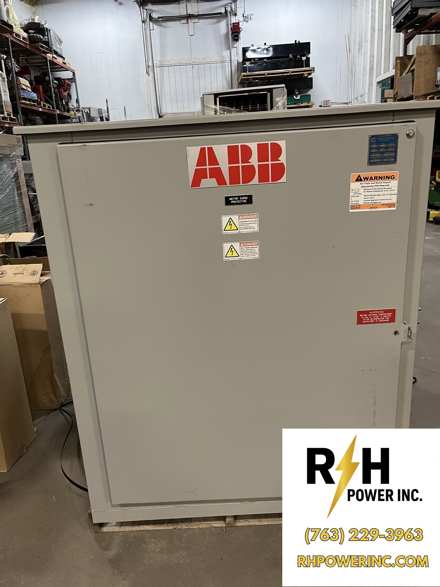 Used Used ABB / Controllix 4160V 60hz Motor Surge Protector - S/N: 141-052-2