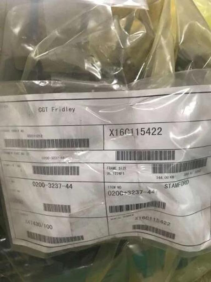 Used New 144kW Stamford Alternator UCI274F1 - P/N: 0200-3237-44