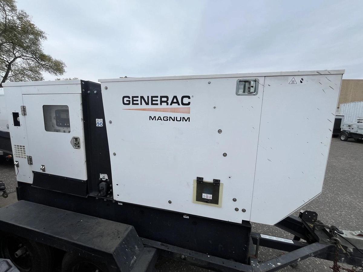 Used 75kva Generac MDG75DF4 Mobile Diesel Generator - S/N: 3003056745