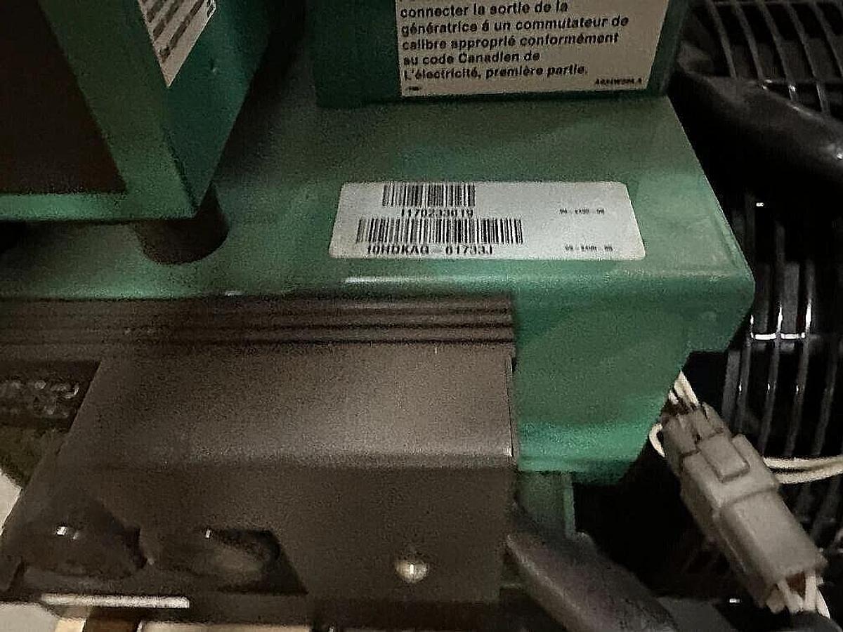 Used 10kw Cummins Diesel Generator 10HDKAG-61733J - P/N: A046X992