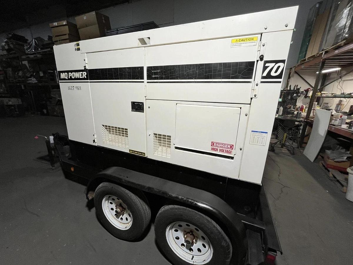 Used 70kva Multiquip DCA-70SSJU4i Mobile Diesel Generator- S/N: 7305846