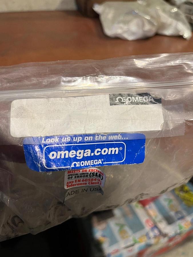 New Omega Pipe Plug Thermocouple Probe- P/N: TC-K-NPT-U-300-2"