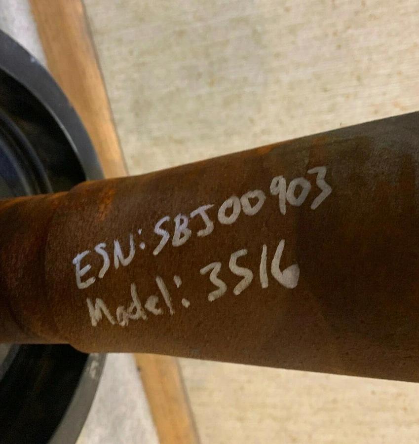 Used Genuine OEM CAT Caterpillar Shaft 129-2288 and Browning 6R5V109 V Belt Pulley