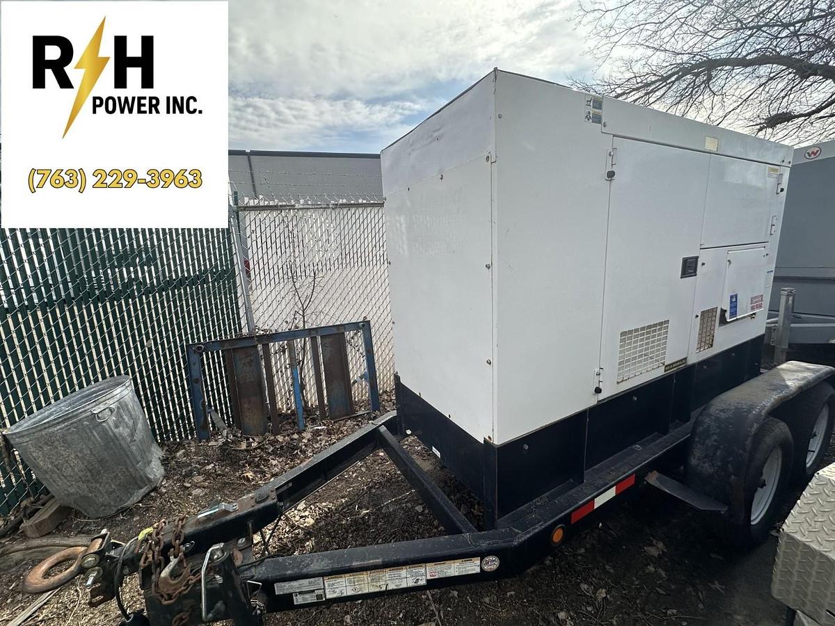 Used 70kVA Multiquip DCA-70SSJU4I Mobile Diesel Generator - S/N: 7306102