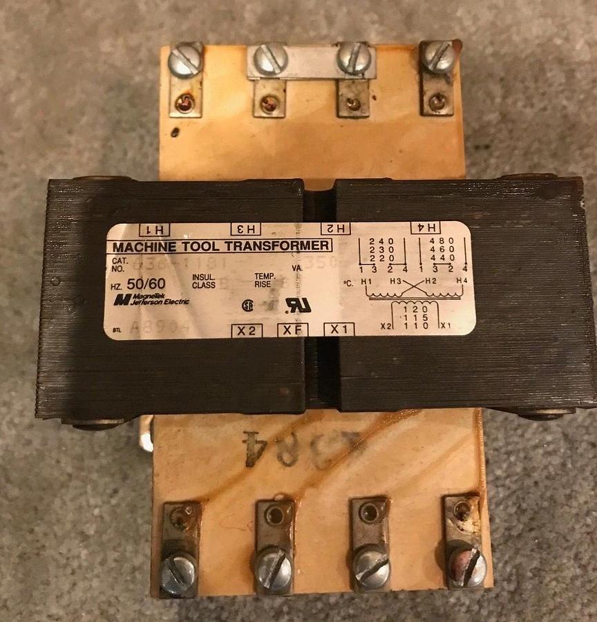 Used Jefferson Electric Machine Tool Transformer 350V 60Hz | 636-1181 6361181