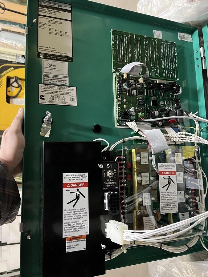 Used 125 Amp 480VAC Cummins OTPCA Spec. A Automatic Transfer Switch - S/N: B22M047850