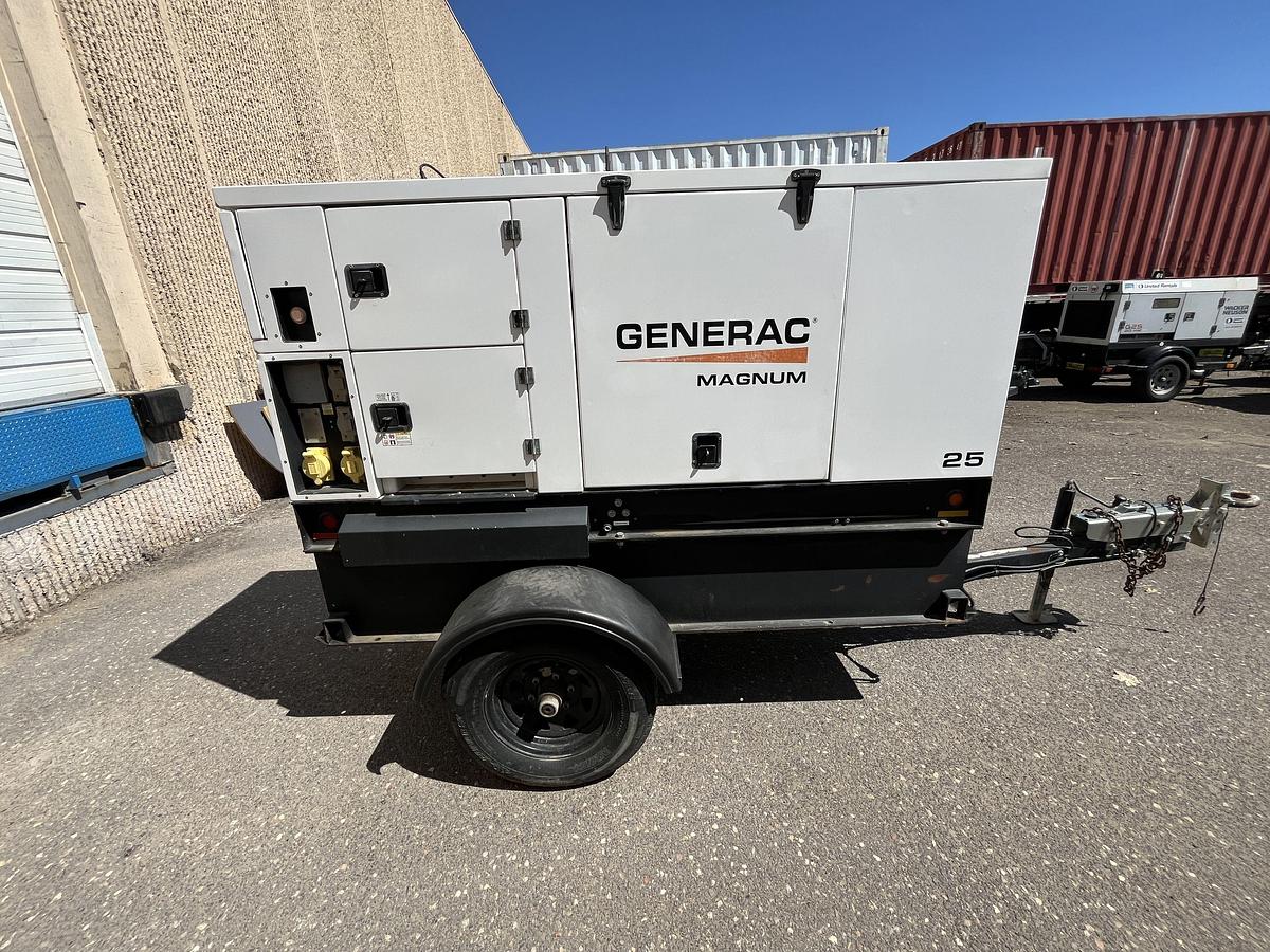 Used 25kVA 2017 Generac MMG25IF4 Mobile Diesel Generator - S/N: 3001699111